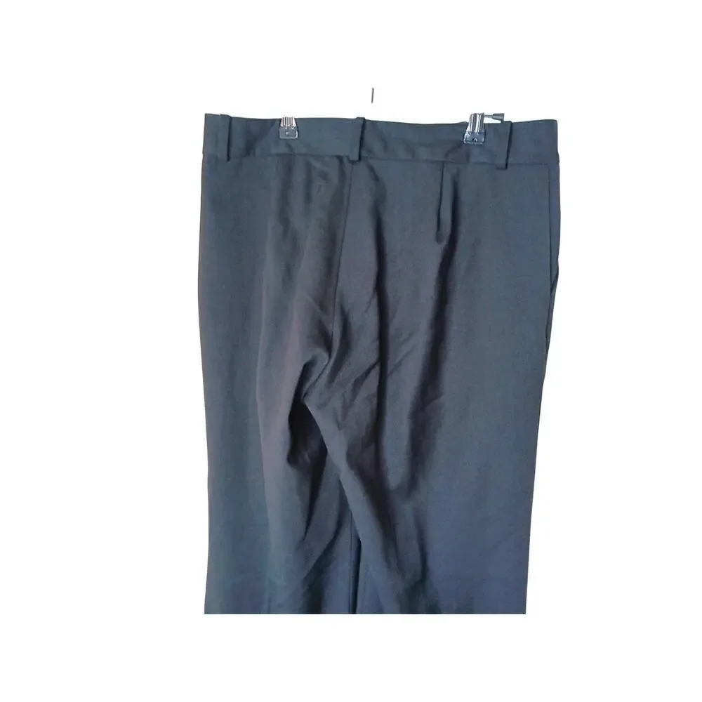Lauren Ralph Lauren Petite Women’s Black Dress Pants Size 8P Wool Blend Wide Leg